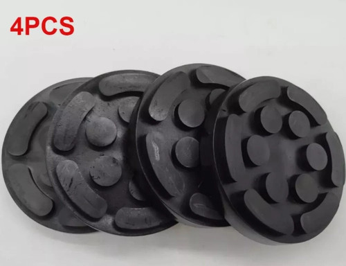 4pcs 140mm round - 4pcs, rubber